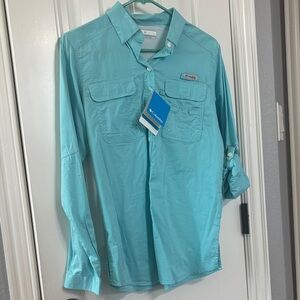 Columbia Women's Aqua Long Sleeve Top